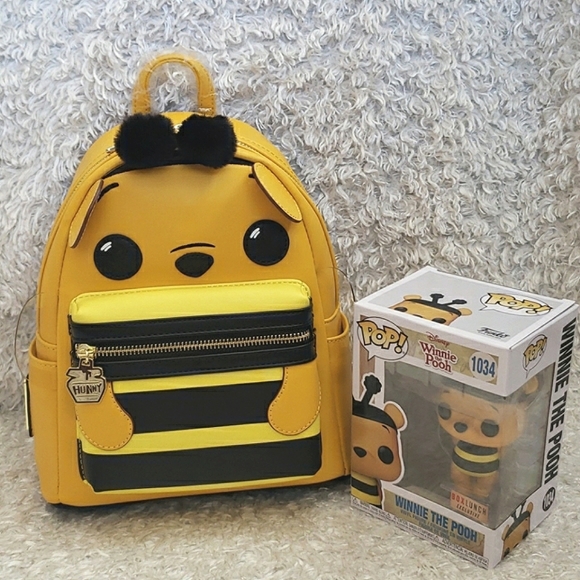 Loungefly Winnie the Pooh mini backpack and Funko Set main image 7
